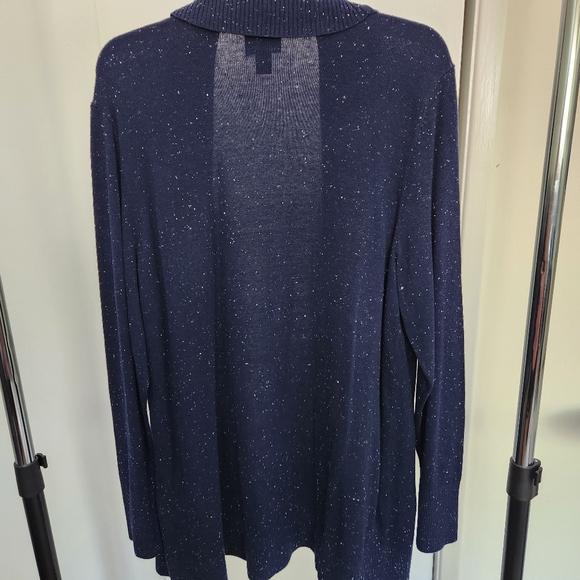 NWOT Lands End Navy Open Cardigan - Picture 6 of 7